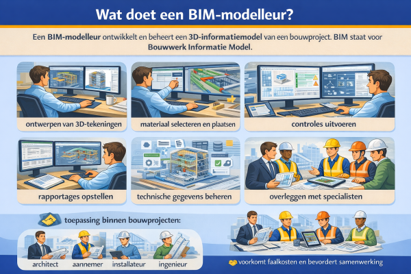 Wat doet een BIM-modelleur